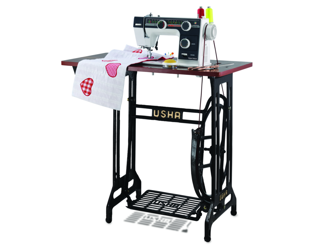 Usha Style Stitch Sewing Machine with multiple stitch patterns and modern design