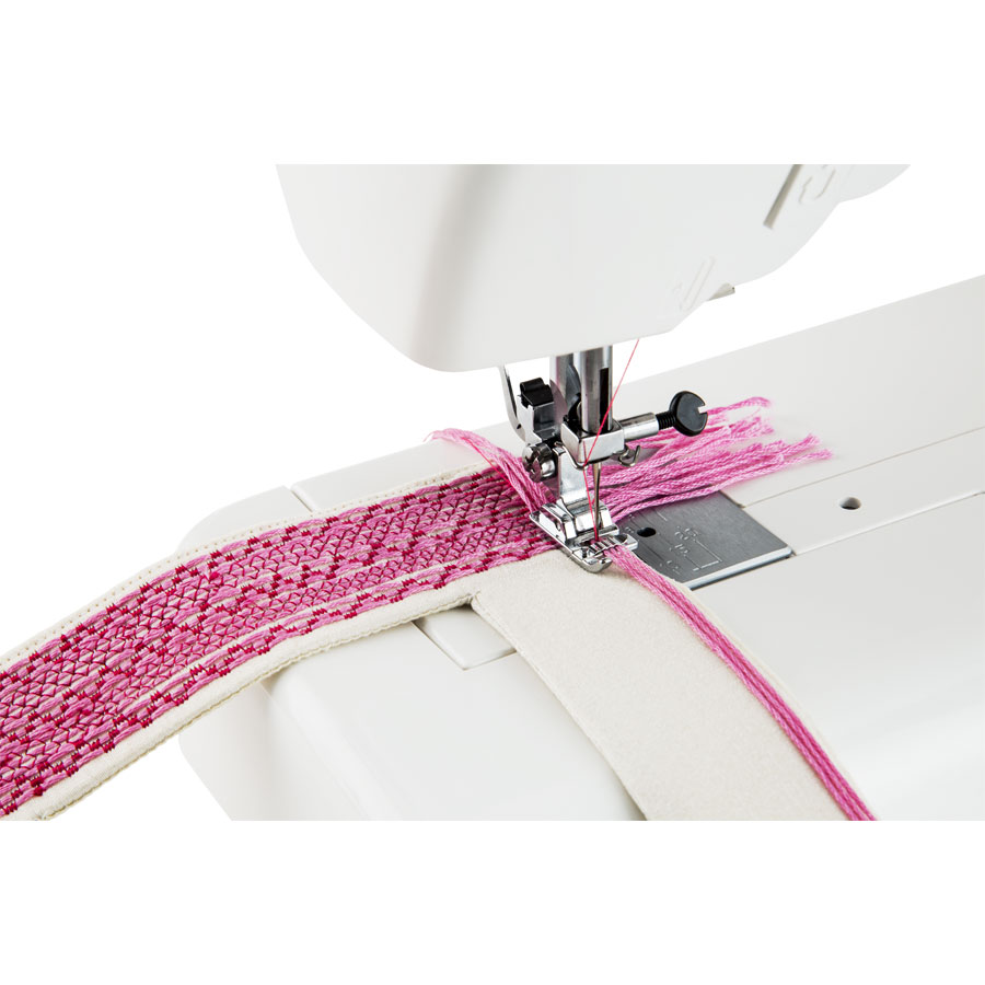 Usha Sewing Machine 3 Way Cording Foot for decorative cord and thread stitching.