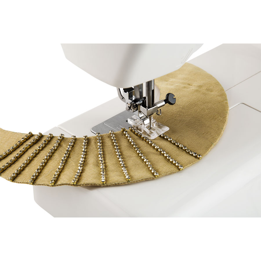 Usha Binder Foot Attachment for sewing machines – perfect for bias tape and fabric edge binding.