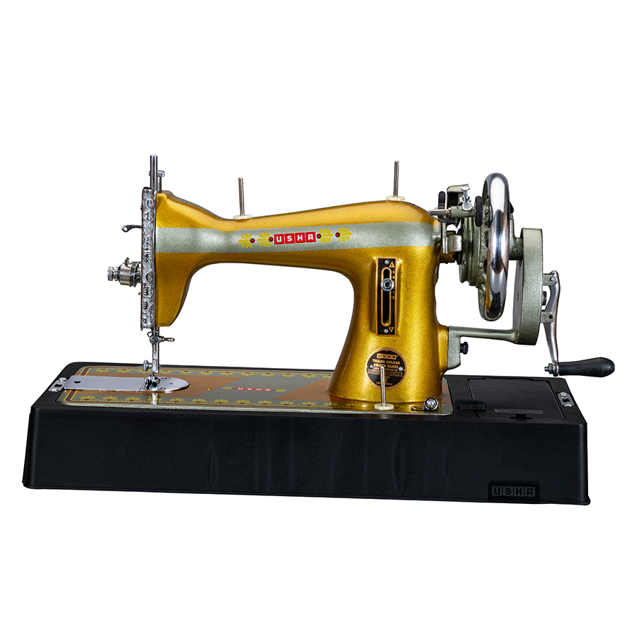 Usha Tailor DLX Golden Silver Hand Operated Sewing Machine