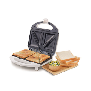 Usha Sandwich Maker 2372 with non-stick plates and cool-touch handle