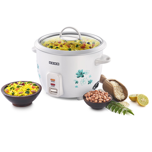 Usha Rice Cooker 28GS1 2.8L with non-stick pot and automatic functions