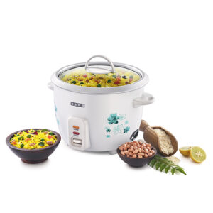 Usha Rice Cooker 10GS1 compact electric rice cooker for quick and efficient cooking at home.