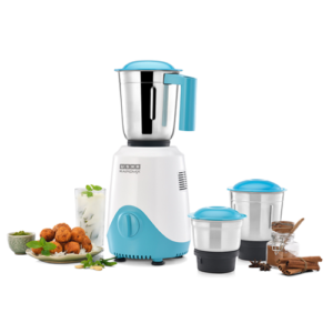 Mixer Grinder Rapid Mix with 500W motor and stainless steel jars
