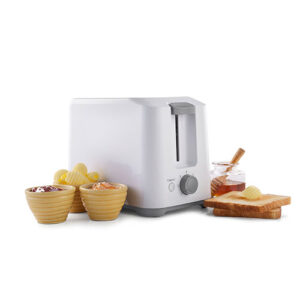 Usha Toaster PT 3720 White 2-slice pop-up toaster for crisp and even toasting